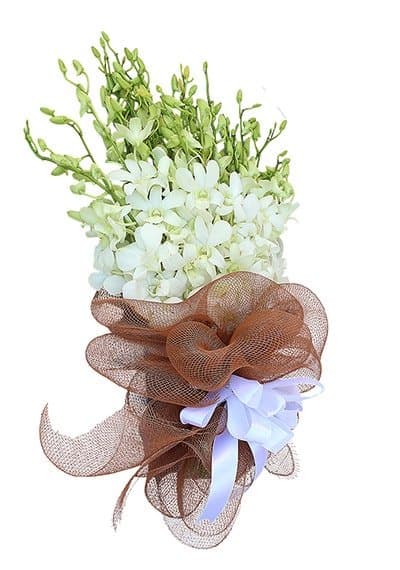 White Orchid Bridal Bouquet