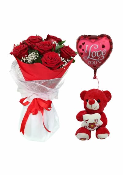 Love Red Combo - Flower Gifts