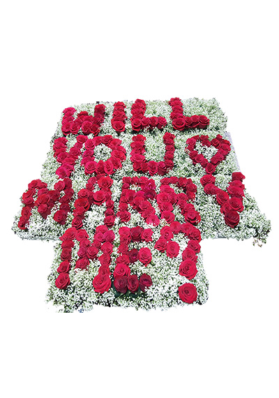 Will You Marry Me - Flower Arrangement
