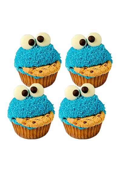 Monster Cookies Cupcakes