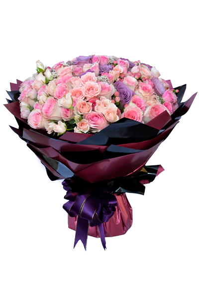 pastel flower bouquet