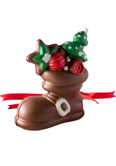 Chocolaty Santa Boot