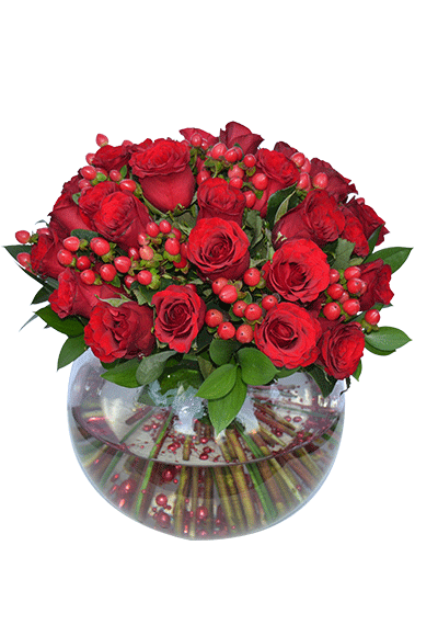 Fascinating Love Roses Bowl