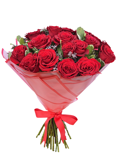 Heavenly Red Roses Bouquet