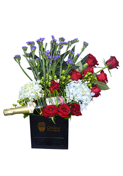 Lively Celebration - Flower Gift Box