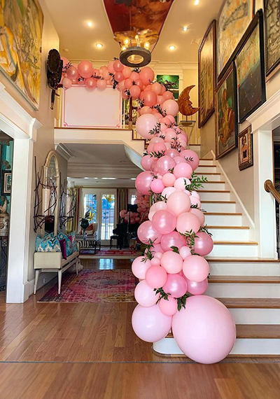 Staircase Balloon Decoration