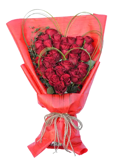 Heart To Heart Roses Bouquet